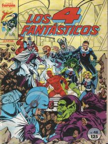 Cómics: Los 4 Fantasticos, nº 48. Comics Forum Juvenil. Diciembre 1986.